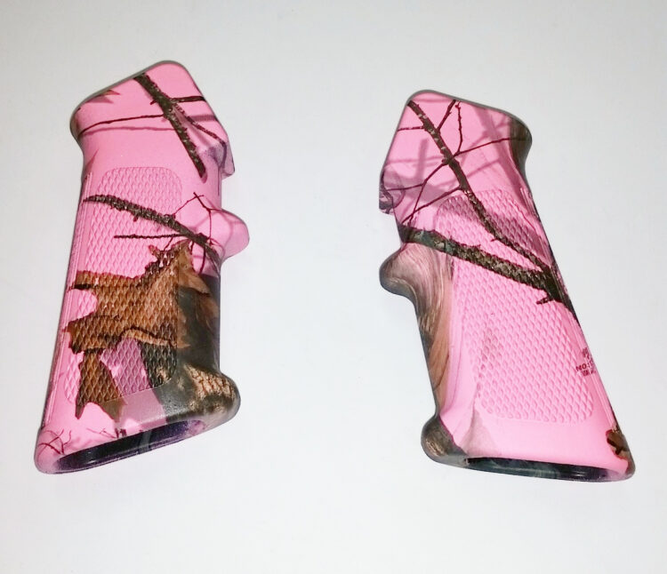 Pink Camo Grip AR-15