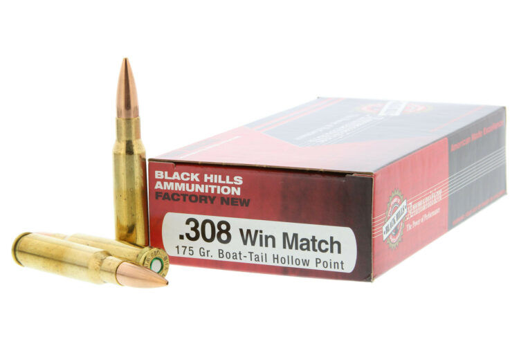 BLACK HILLS NEW 308 WIN 175GR BTHP MATCH