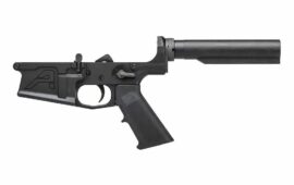M5 (.308) Carbine Complete Lower Receiver w/ A2 Grip, No Stock - Anodized Black
